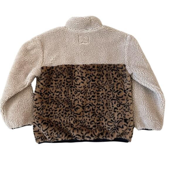 Rails Saga Colorblock Faux Fur Sweater Jacket Pockets Multi Size Small - Picture 7 of 11